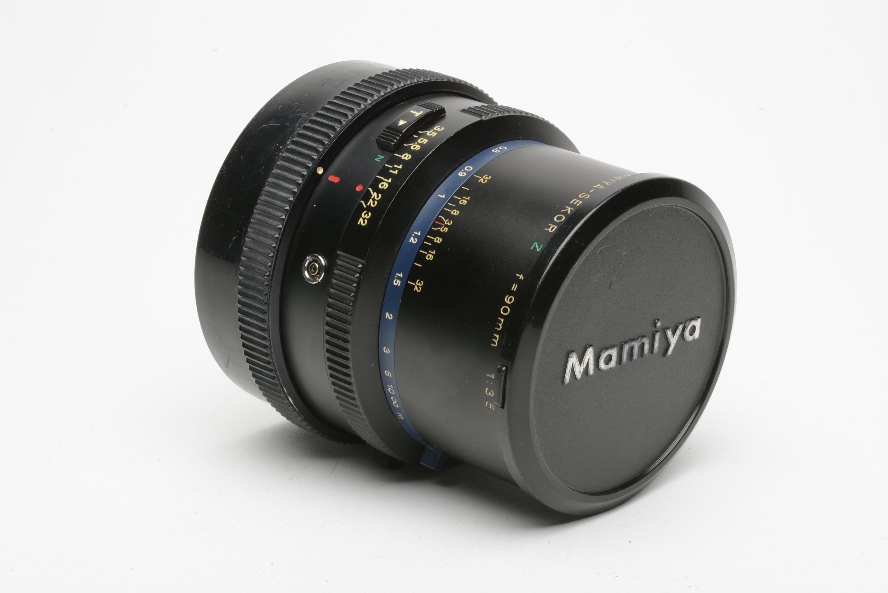 Mamiya Sekor Z 90mm f3.5 for RZ67, caps, clean and sharp