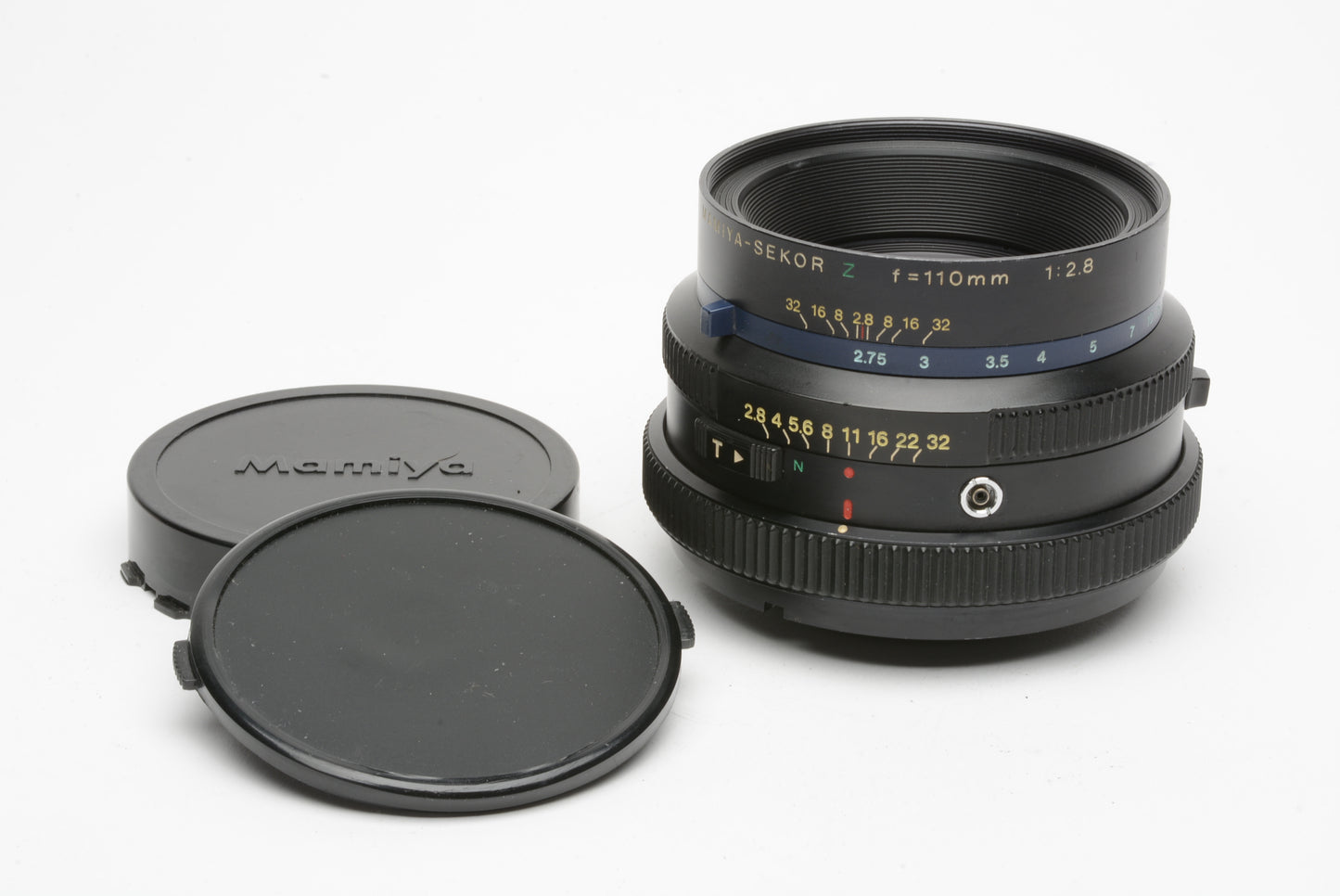 Mamiya Sekor Z 110mm f2.8 for RZ67, caps, clean and sharp