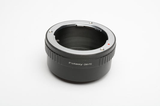 Fotasy Olympus OM lens to Sony FE mount adapter