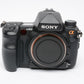 Sony A850 DSLR body, batt., charger, strap, Only 13K acts!