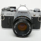 Canon AE-1 35mm SLR Camera w/50mm f/1.8 Lens, New Seals! Clean!