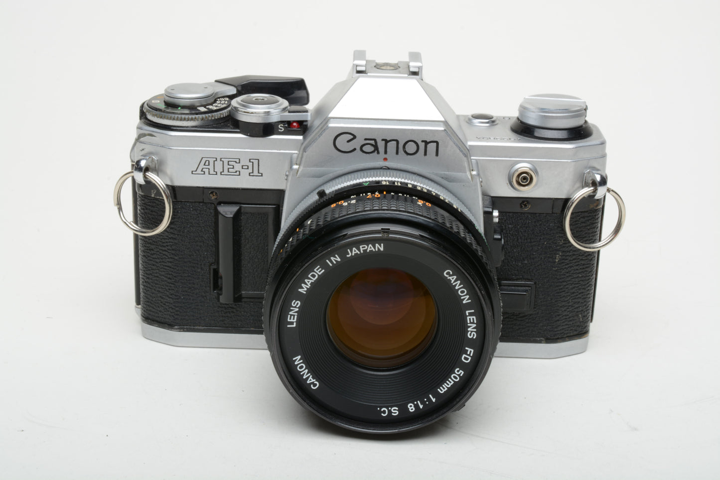 Canon AE-1 35mm SLR Camera w/50mm f/1.8 Lens, New Seals! Clean!