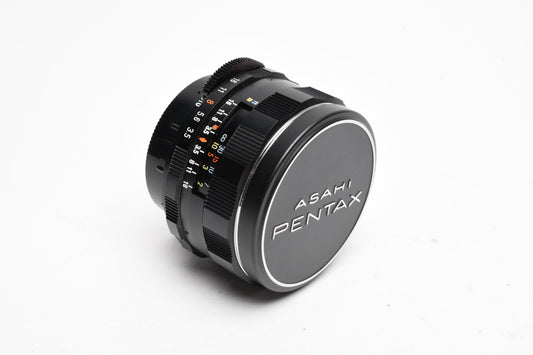 Pentax Super-Takumar 35mm f3.5 wide prime lens for M42 Mount, Case, Great!