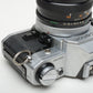 Canon AE-1 35mm SLR Camera w/50mm f/1.8 Lens, New Seals! Clean!