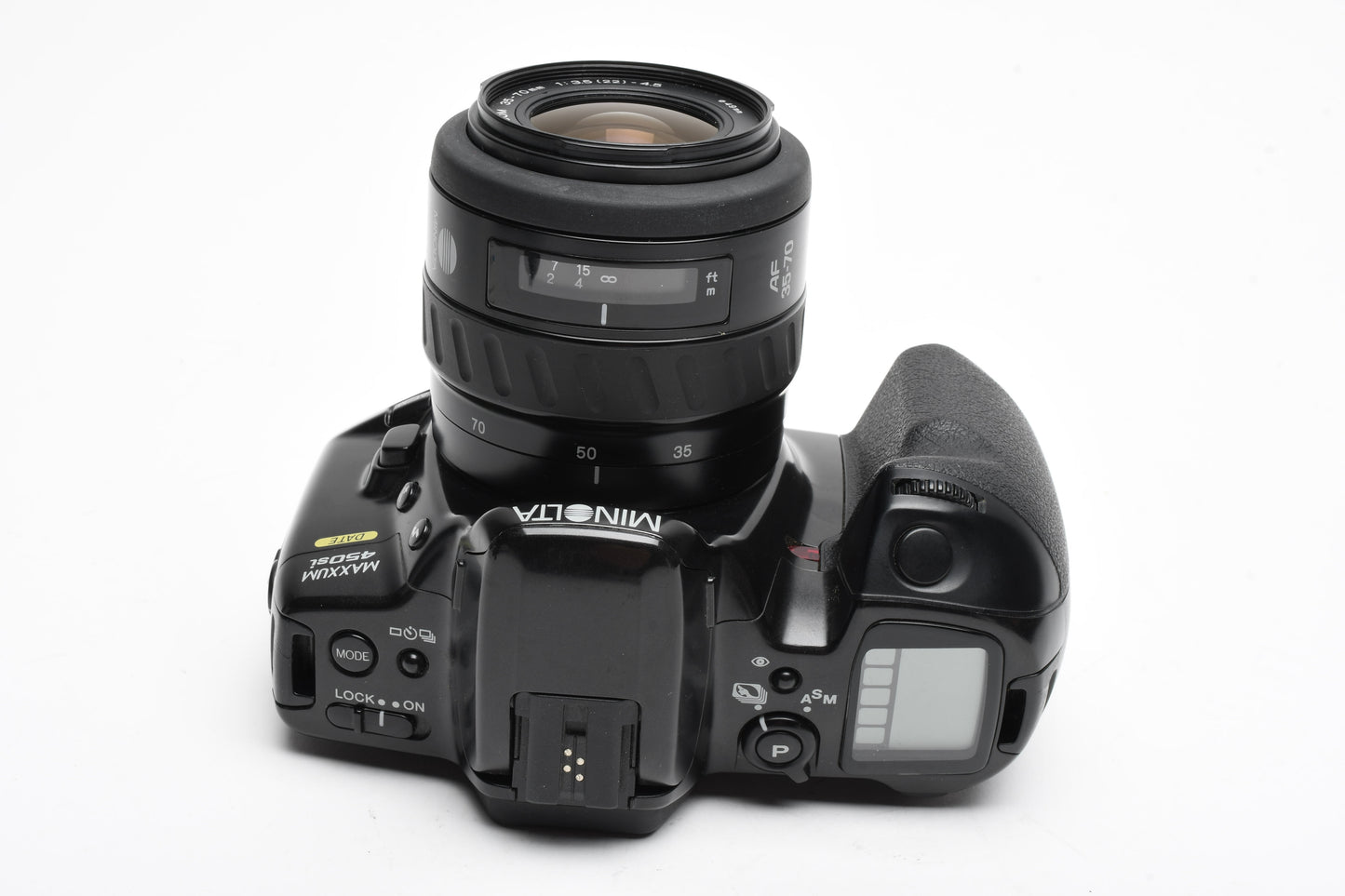 Minolta 450si Date 35mm SLR w/35-70mm f3.5-4.5, strap, tested