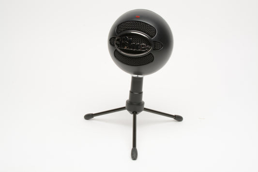 Logitech Blue Snowball iCE Microphone Stand, USB cable, manual, Black