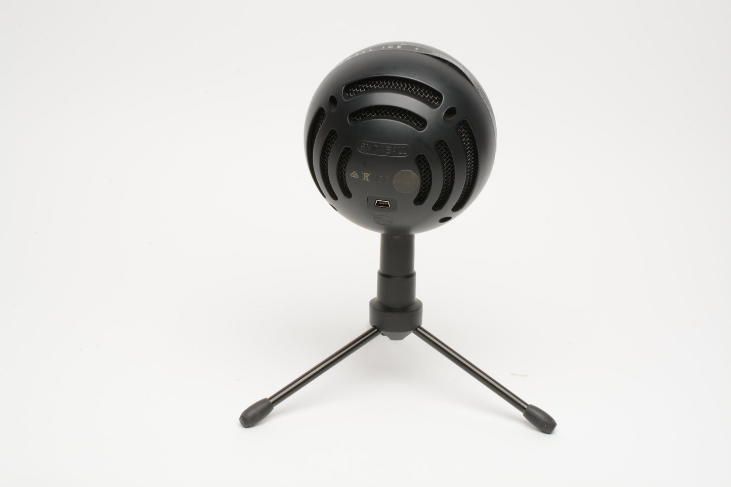 Logitech Blue Snowball iCE Microphone Stand, USB cable, manual, Black