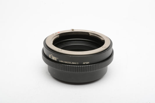 Kiwi Fotos Minolta MD Lens to Sony Nex Body Mount Adapter LMA-NK (G)  Clean