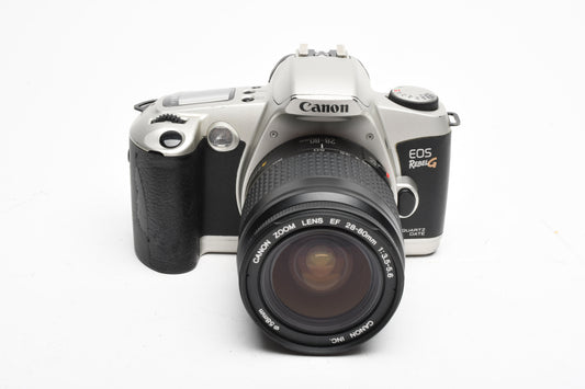 Canon EOS Rebel G 35mm SLR w/EF 28-80mm f4-5.6 III lens, Strap, UV, Great