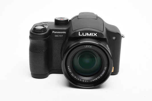 Panasonic Lumix DMC-FZ7 6MP Digital Point&Shoot Camera +Manual