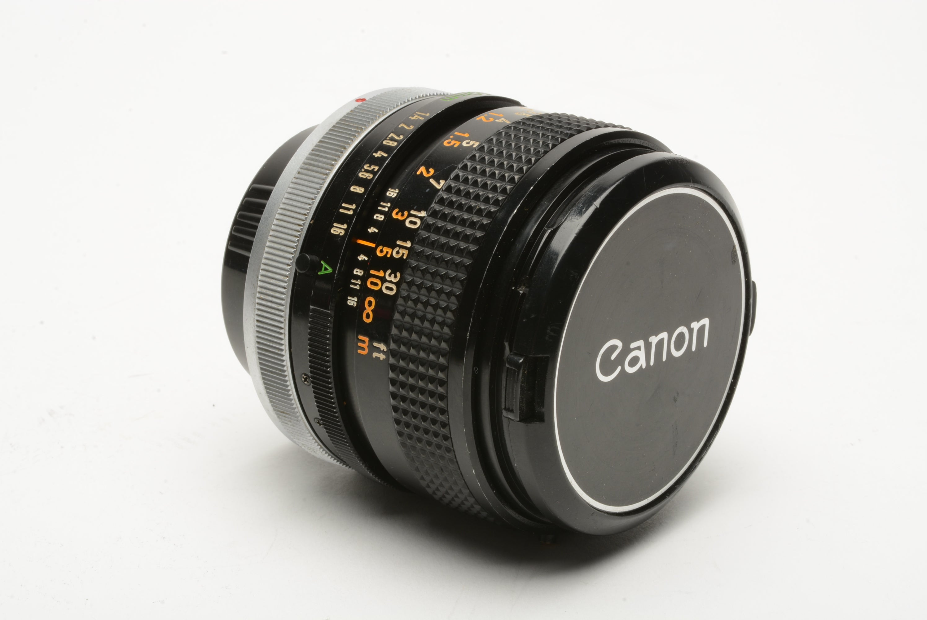 Canon FD 50mm 1:1.4 S.S.C Breach Mount Lens w/caps