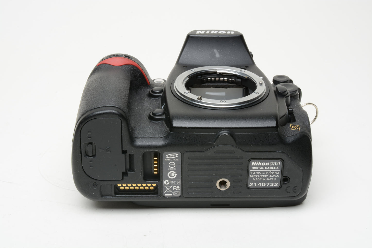 Nikon D700 DSLR Body w/batt+charger, 70K acts, Very clean, Tested, Great!