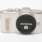 Olympus PEN E-PL8 White Digital Camera 579 Acts! Very clean