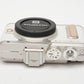 Olympus PEN E-PL8 White Digital Camera 579 Acts! Very clean