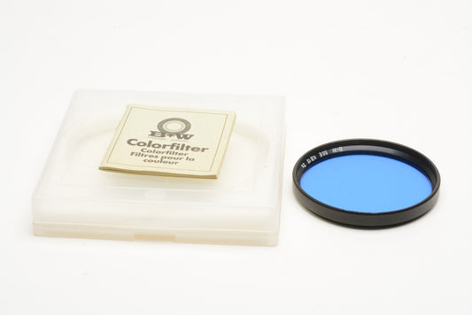 B+W 55E 55mm KB12 2X color correction filter (Blue) Very clean in jewel case