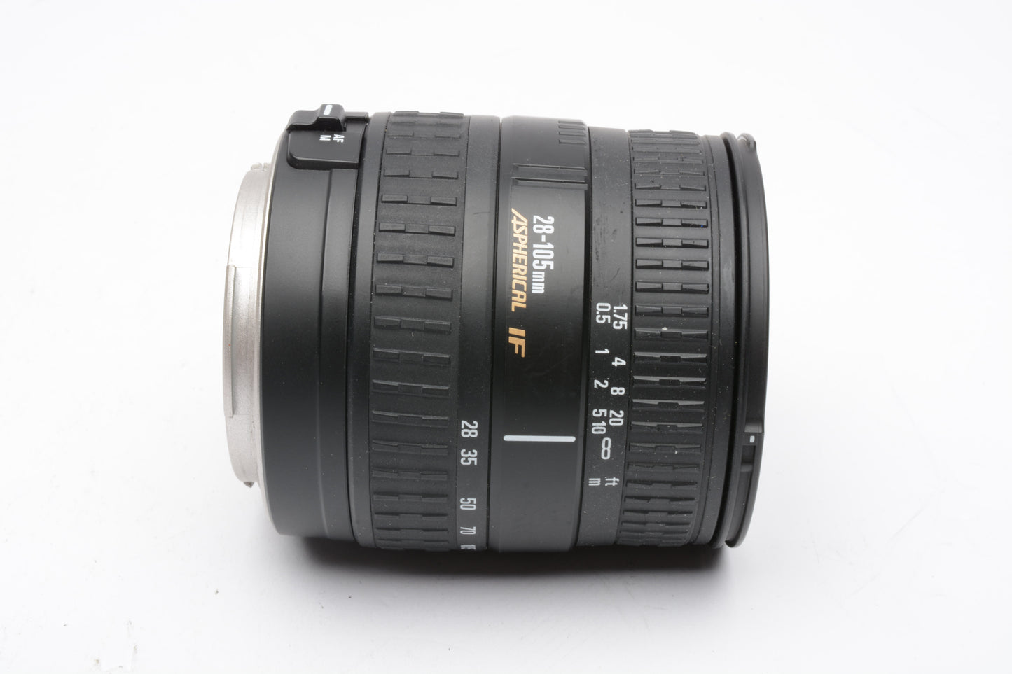 Sigma AF 28-105mm f3.8-5.6 UC III Asph. IF Canon EF, caps, hood, UV *READ MF ONLY