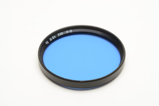 B+W 55E 55mm KB12 2X color correction filter (Blue) Very clean in jewel case