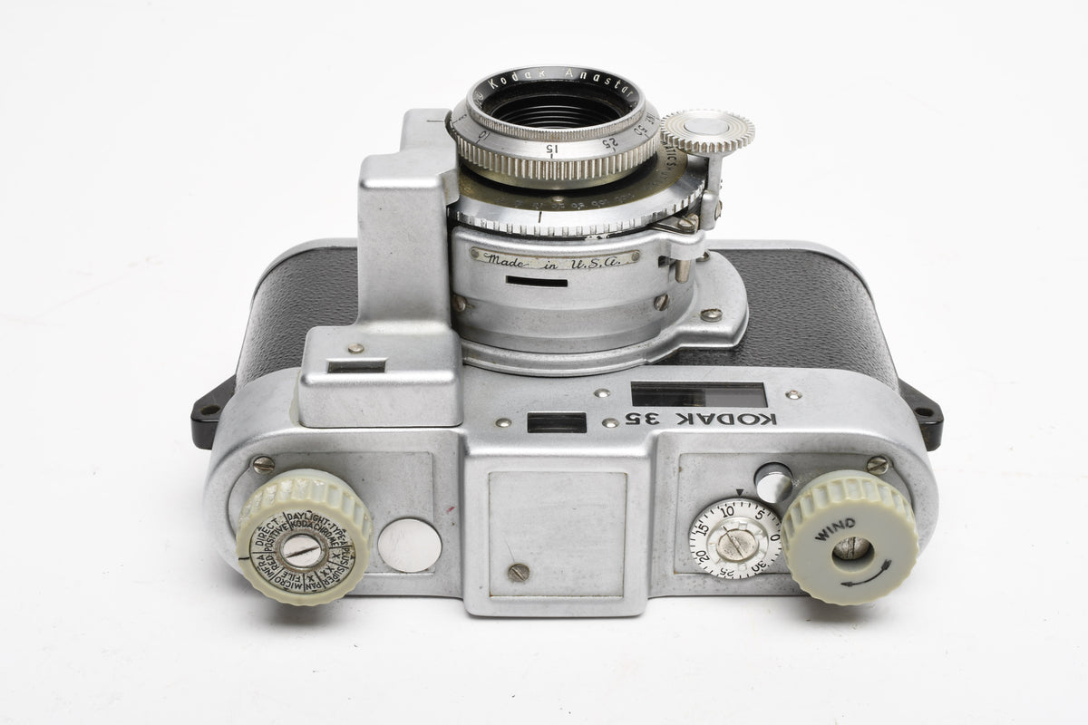 Kodak 35 Rangefinder Camera w/Anastigmat Special 50mm f/3.5 lens, Display