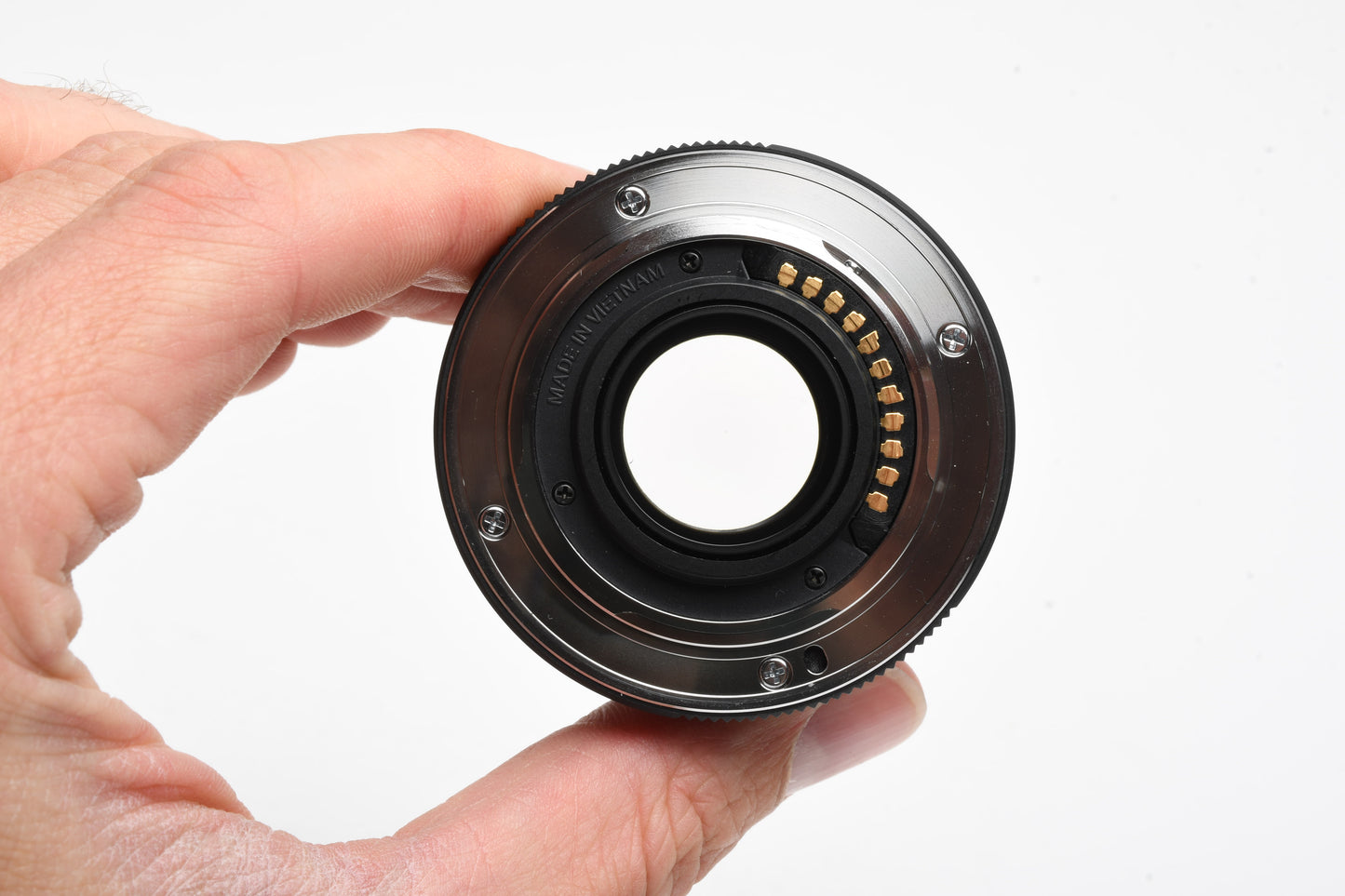 Olympus M. Zuiko Digital 45mm f1.8 MSC Micro 4/3 lens, Mint- (Black) +UV