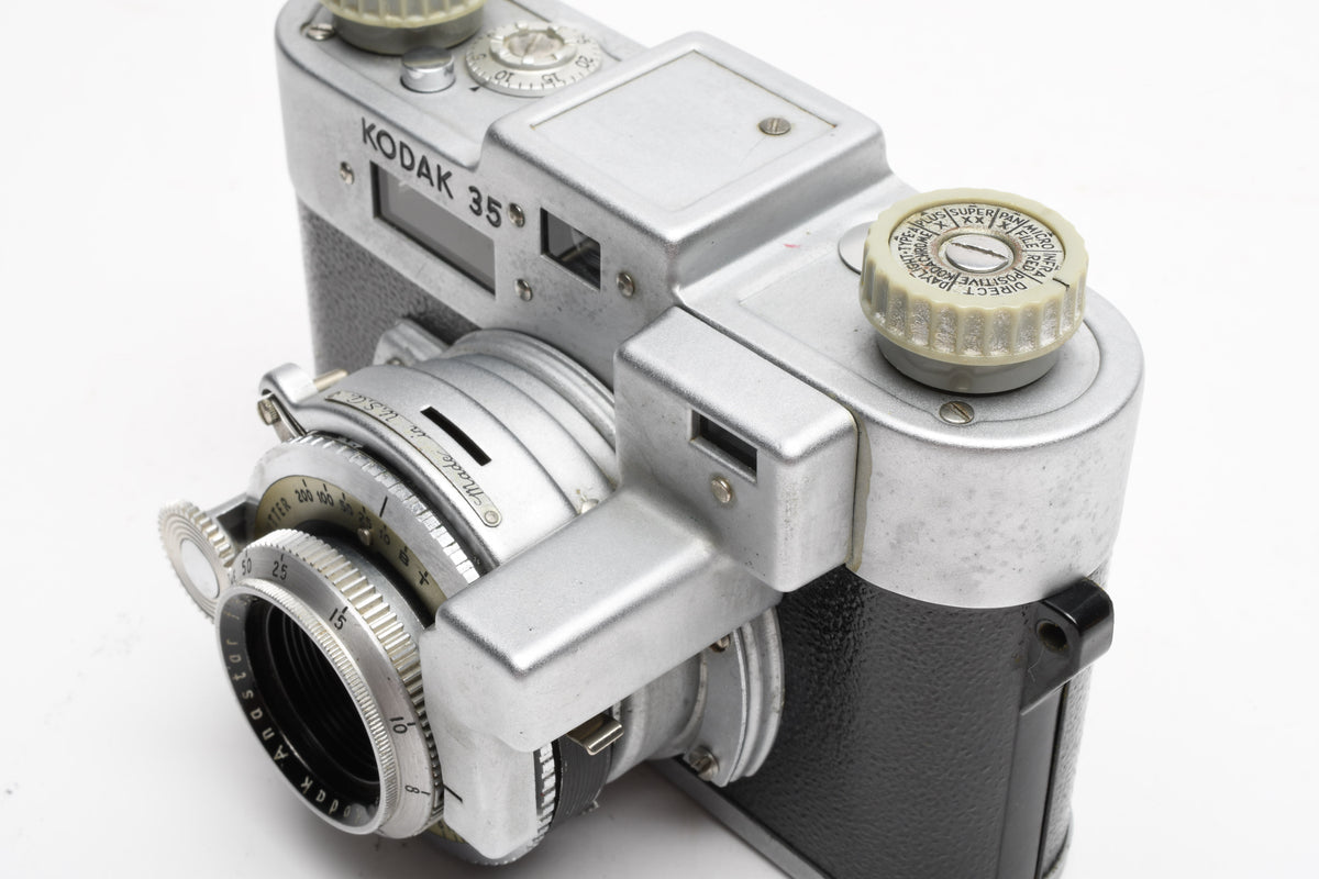 Kodak 35 Rangefinder Camera w/Anastigmat Special 50mm f/3.5 lens, Display
