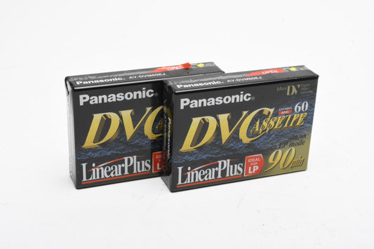 2X Panasonic Mini DV Cassettes AY-DVM60EJ New/Sealed