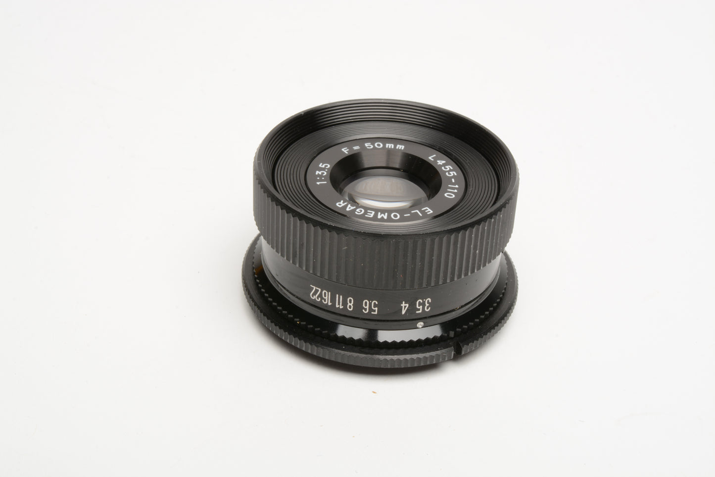 Omega EL Omegar 50mm f3.5 enlarging lens, Clean w/Cap and retaining ring