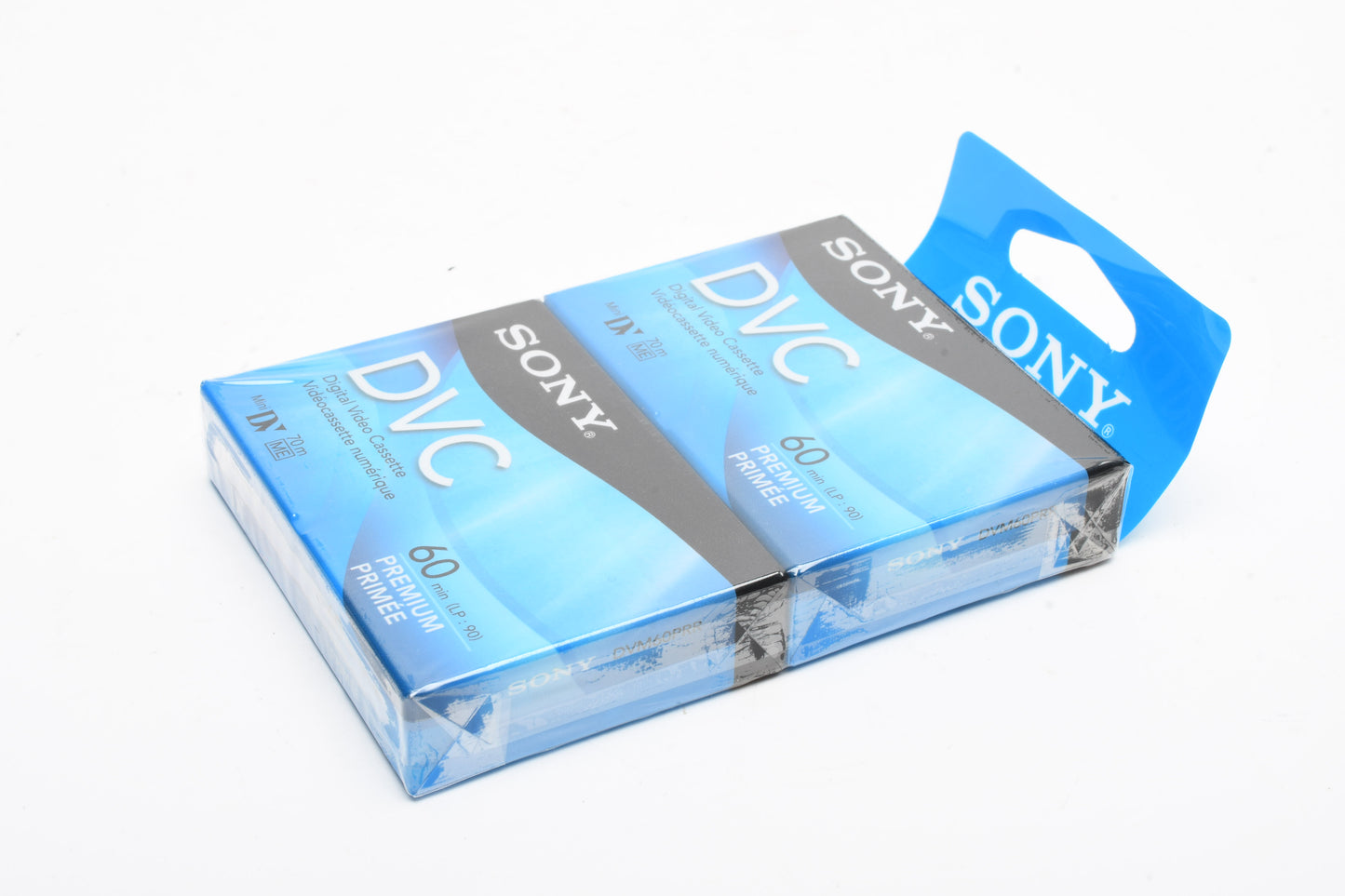 2x Sony Mini DV Digital Video Cassettes (2x Mini DV DVM60PRR)