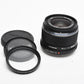 Olympus M. Zuiko Digital 25mm f1.8 Micro 4/3, Caps, UV, Mint-
