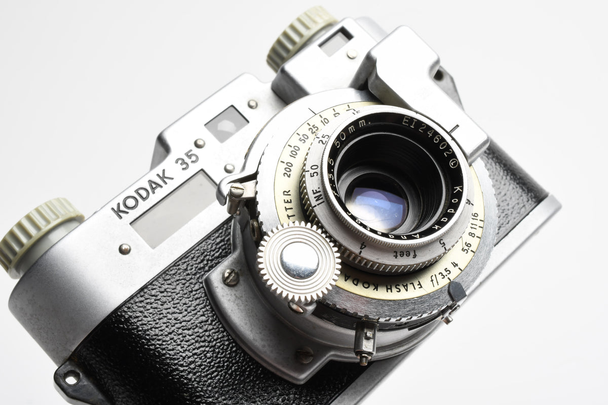 Kodak 35 Rangefinder Camera w/Anastigmat Special 50mm f/3.5 lens, Display