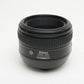 Nikon AF-S Nikkor 50mm f1.4G Lens, caps, sharp!