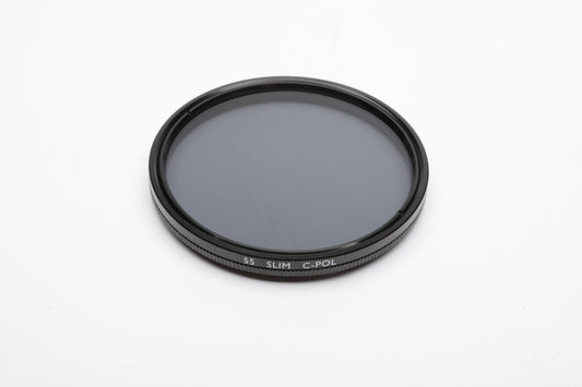 B+W F-Pro Slim 55 55mm Circular Polarizing Filter C-Pol Polarizer, very clean