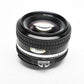 Nikon Nikkor 50mm f1.4 AI Prime lens, caps, 1A, Good