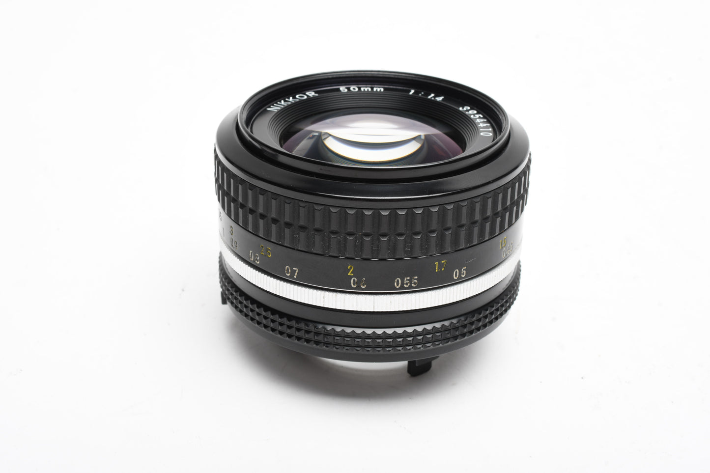 Nikon Nikkor 50mm f1.4 AI Prime lens, caps, 1A, Good