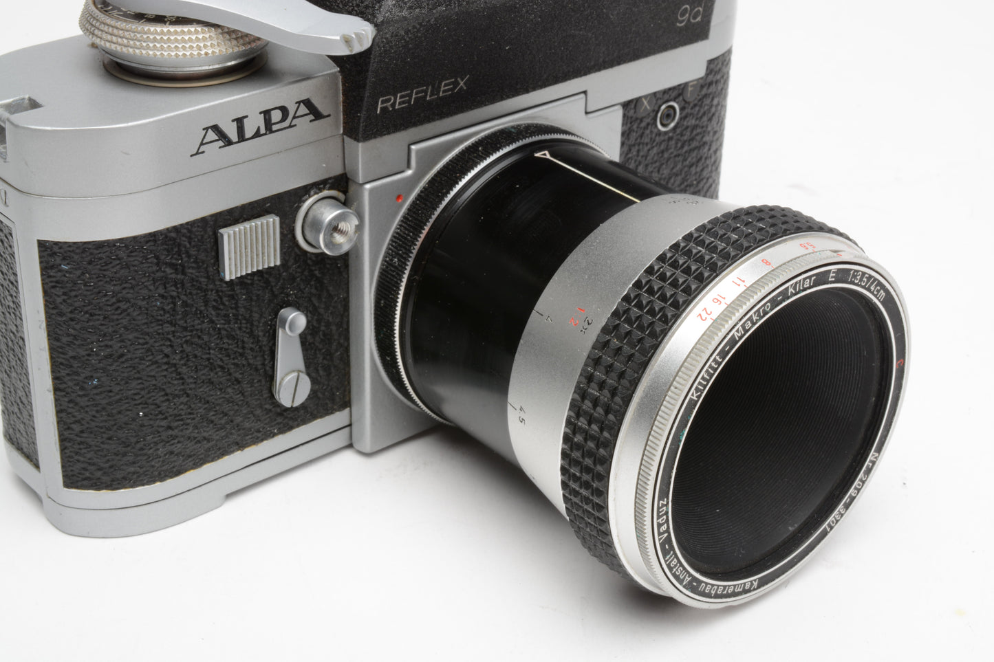 Alpa 9d  w/Alpa Kilfitt Macro Kilar 4cm f3.5 lens, CLA'd, tested, accurate, Nice!