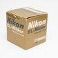 Nikon Nikkor EL 50mm f2.8 Enlarging lens w/box, jewel case, cap, Mint