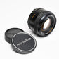 Minolta MD Rokkor-X 50mm f1.2 prime lens, very sharp, Nice