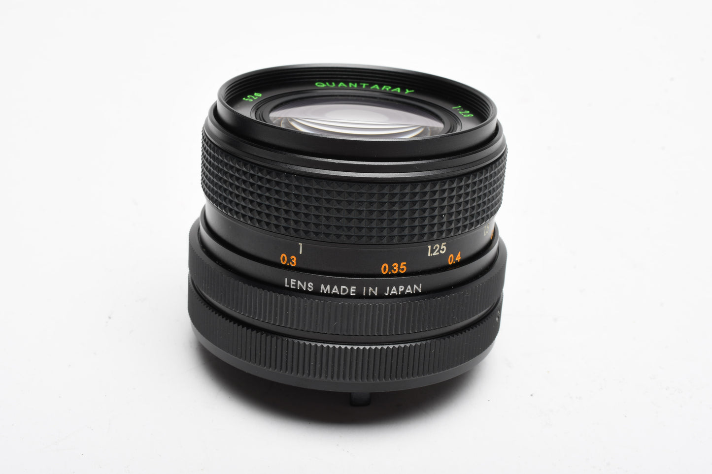 Quantaray 28mm F2.8 Canon FD Mount Lens, caps, hood, clean, great!