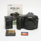 Canon EOS 20D DSLR body, batt, charger, 32GB CF card, Tested, Great body