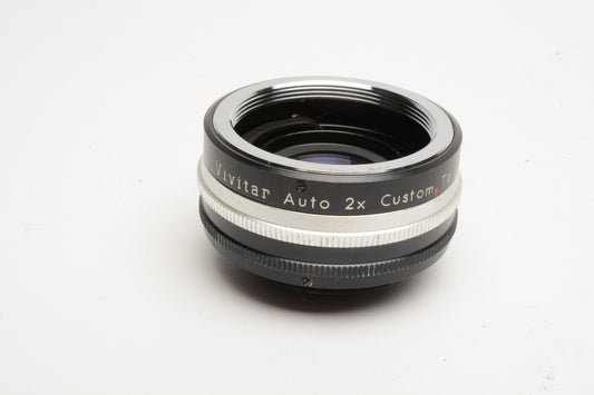 Vivitar 2X-1 M42 Universal Thread Mount 2X converter, w/caps, case