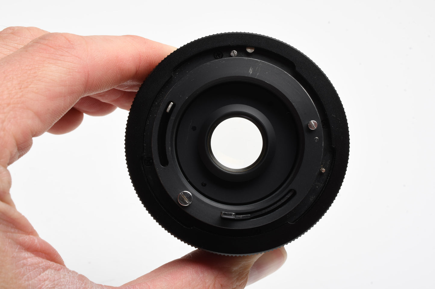 Quantaray 28mm F2.8 Canon FD Mount Lens, caps, hood, clean, great!