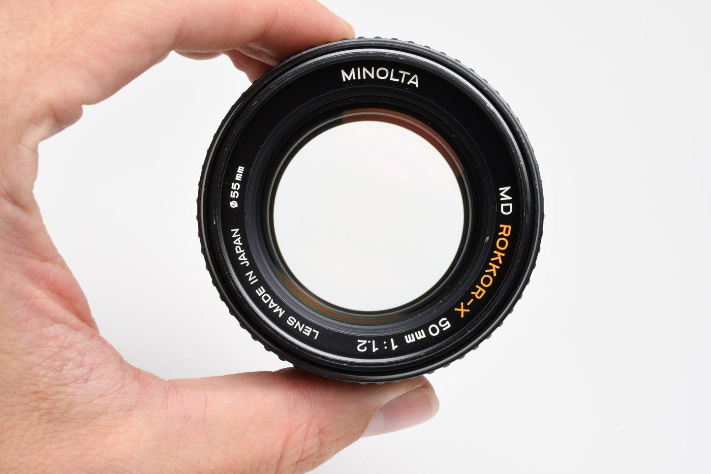 Minolta MD Rokkor-X 50mm f1.2 prime lens, very sharp, Nice