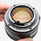 Minolta MD Rokkor-X 50mm f1.2 prime lens, very sharp, Nice