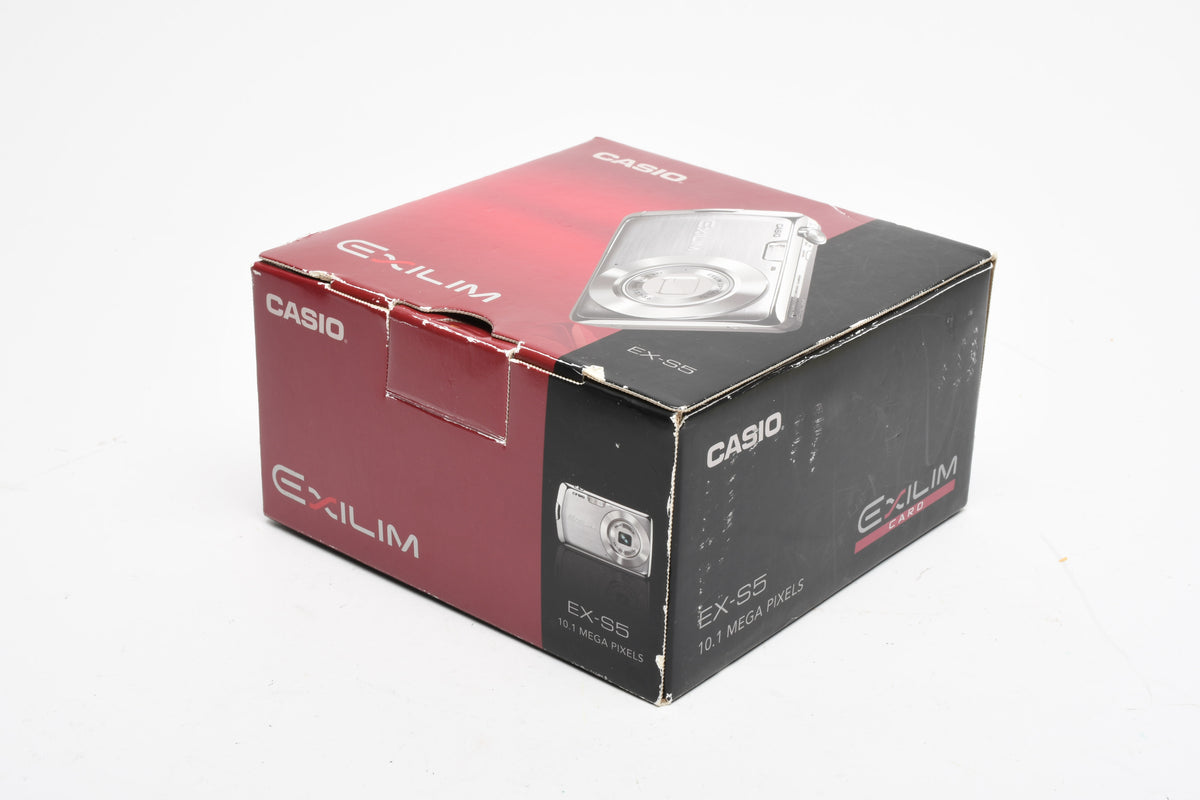 Casio EX-S5 10.1MP Digital Point&Shoot (Magenta), Tested, Great, Boxed