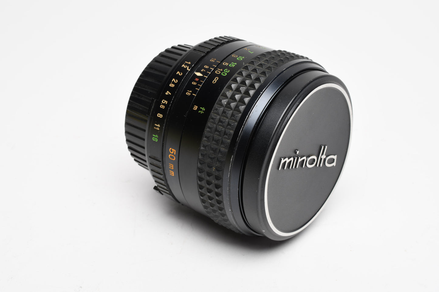 Minolta MD Rokkor-X 50mm f1.2 prime lens, very sharp, Nice