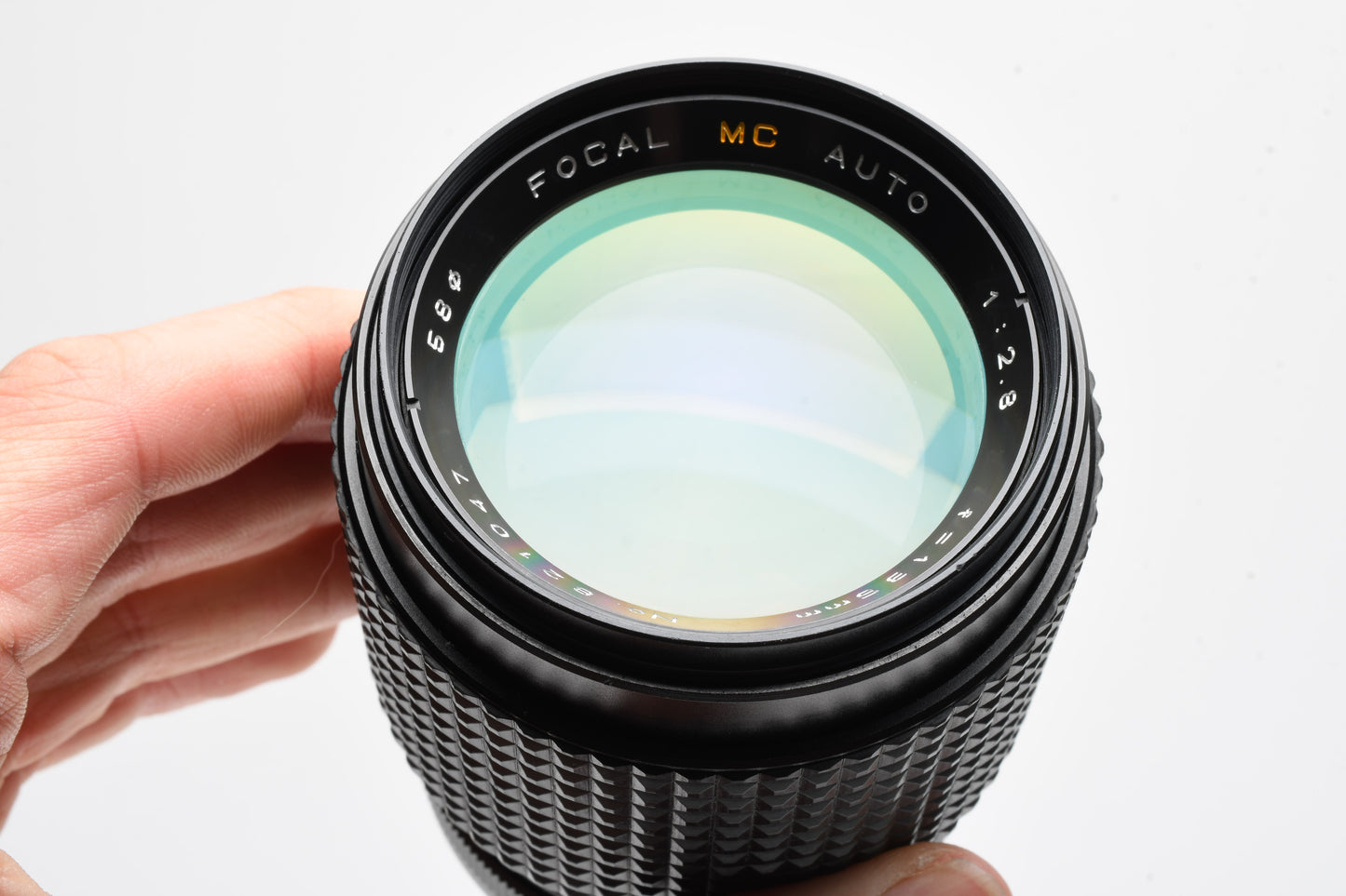 Focal 135mm f2.8 Portrait lens for Minolta MD, Case+Caps, Good!