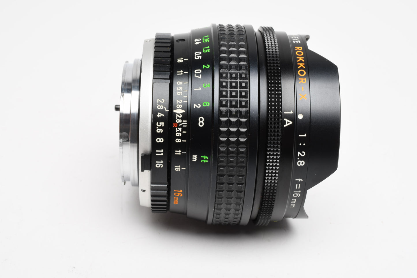 Minolta MC Fisheye Rokkor-X 16mm f2.8 lens, Barely Used, Mint-
