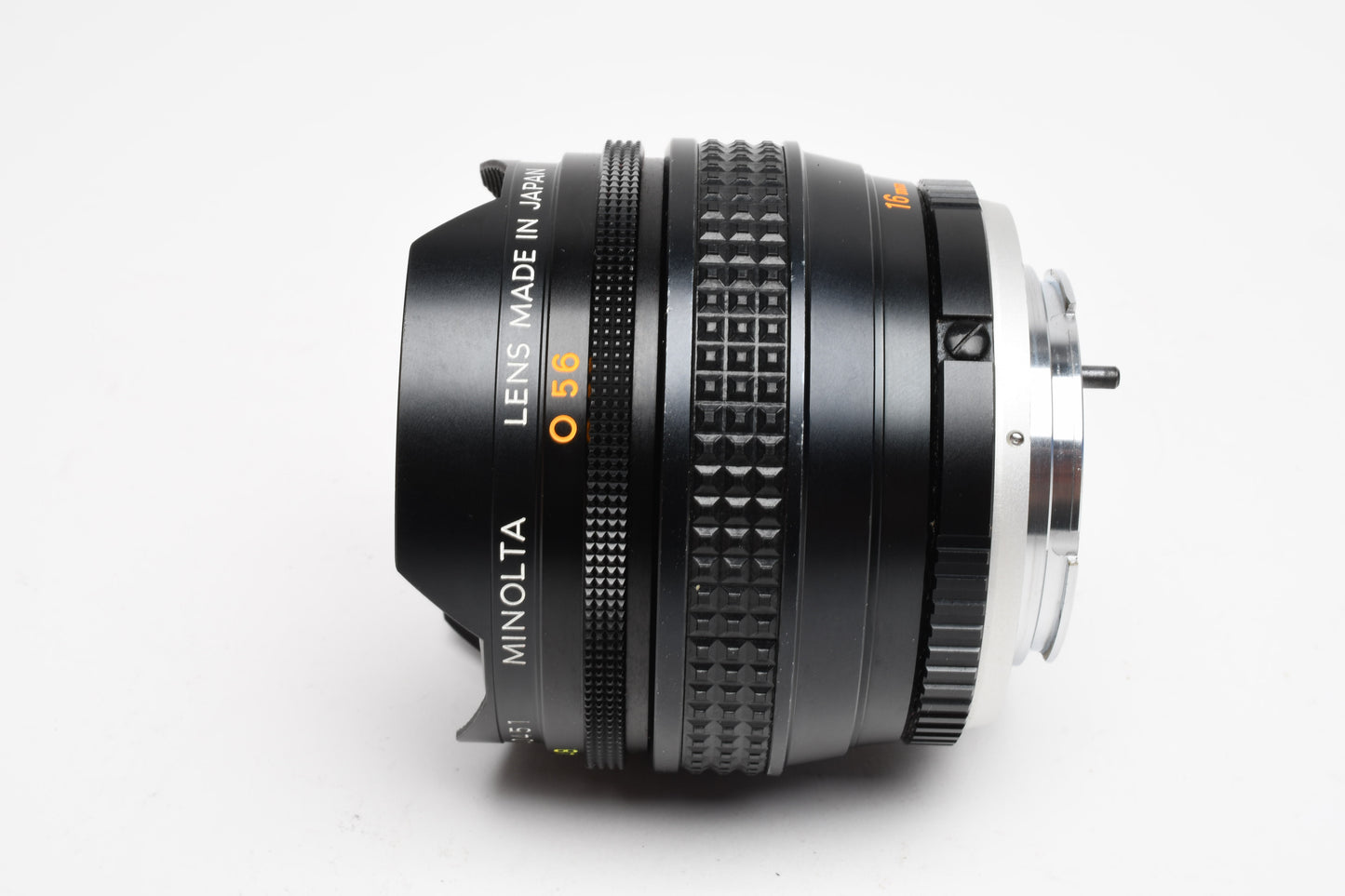 Minolta MC Fisheye Rokkor-X 16mm f2.8 lens, Barely Used, Mint-