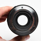 Focal 135mm f2.8 Portrait lens for Minolta MD, Case+Caps, Good!