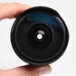 Minolta MC Fisheye Rokkor-X 16mm f2.8 lens, Barely Used, Mint-