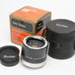 Vivitar 3x Teleconverter 3X-5 for Minolta MD Mount, caps, case, Boxed